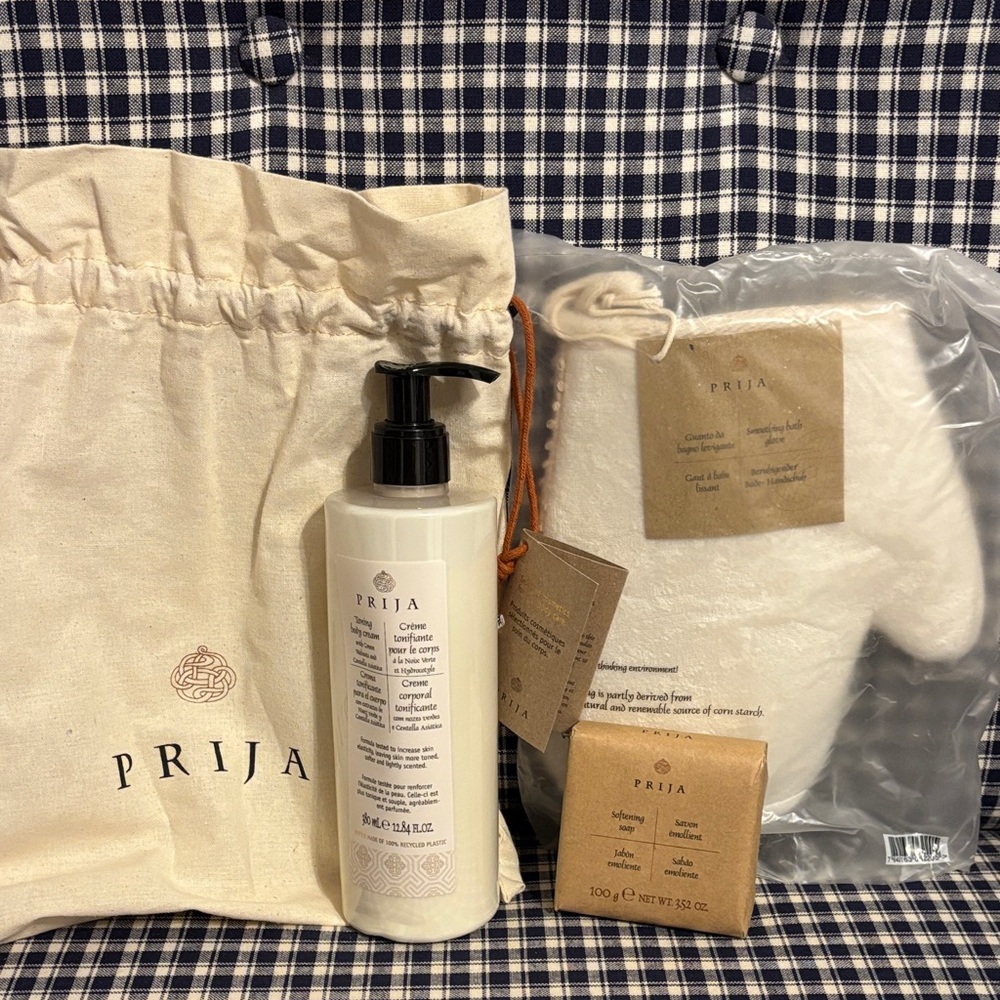 Prija toning Body cream and soap Set